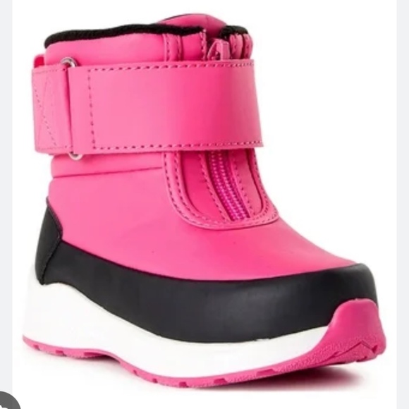 Wonder Nation Snow Boots Fuchsia Girls Size 11 - Picture 9 of 9